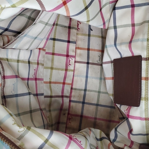 Coach Leather Shoulder Bag Brown/Gold 12369 - Picture 8 of 16